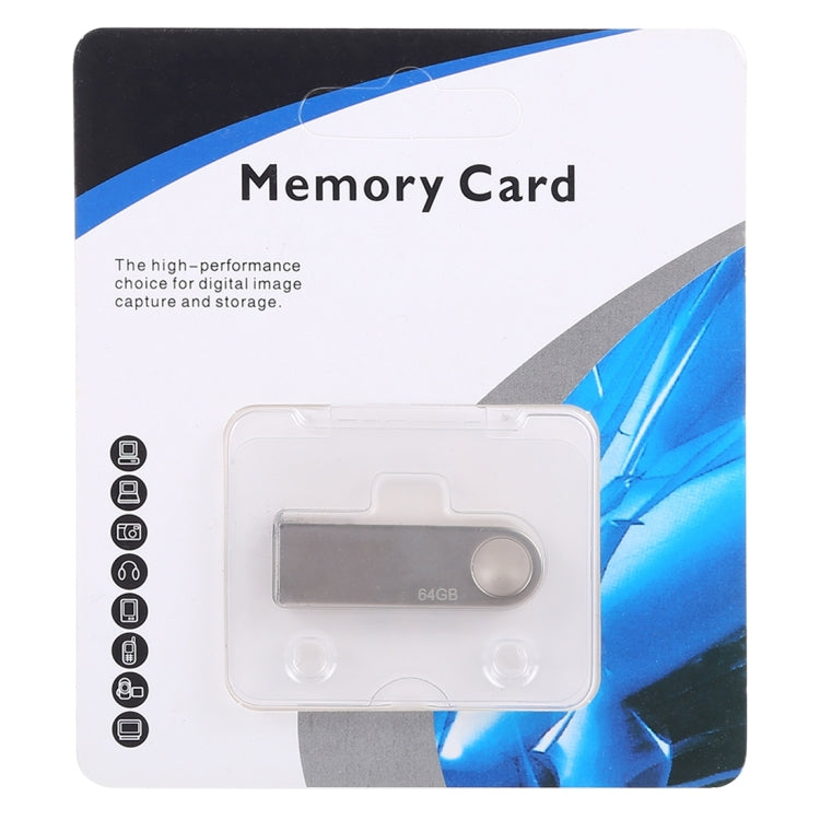 64GB Metal USB 2.0 Flash Disk, 64GB - HoMEdemic™ 