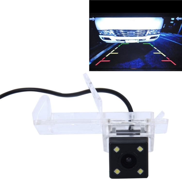 656x492 Effective Pixel NTSC 60HZ CMOS II Waterproof Car Rear View Backup Camera With 4 LED Lamps for Megane 2011 Version, For Megane 2011 Version - HoMEdemic™ 