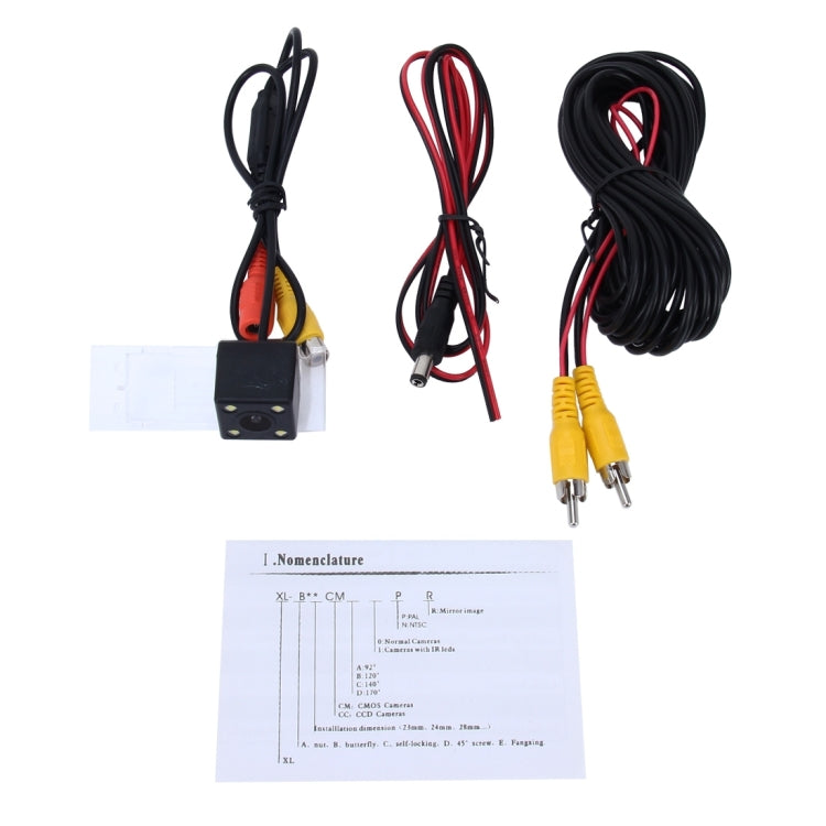 656x492 Effective Pixel  NTSC 60HZ CMOS II Waterproof Car Rear View Backup Camera With 4 LED Lamps for Renault Kadjar 2016 Version, For Renault Kadjar 2016 Version - HoMEdemic™ 