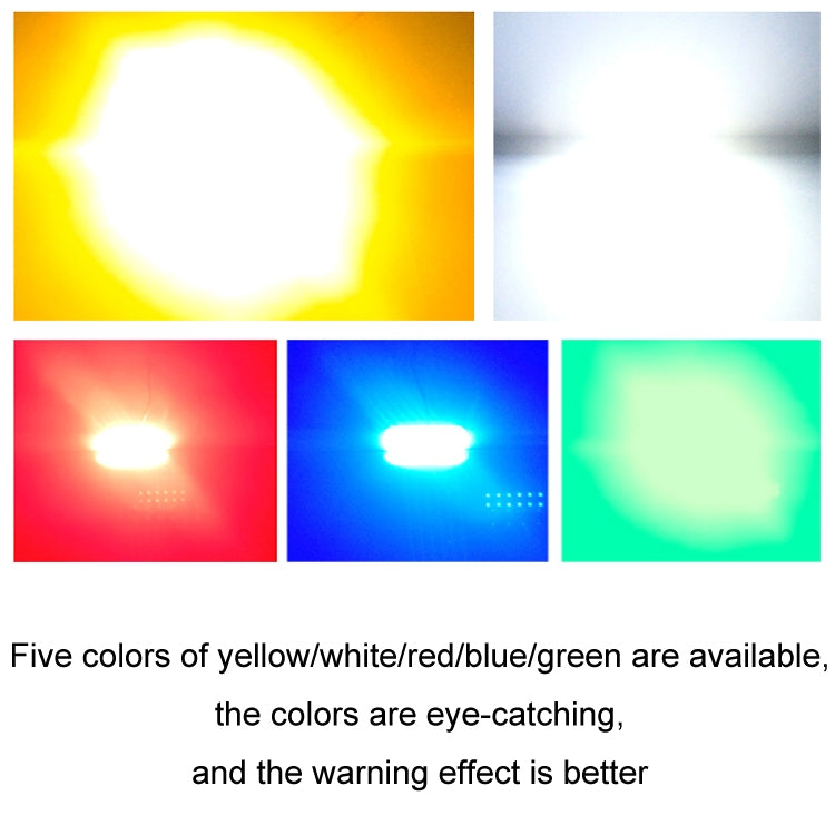 6pcs 12-Bead LED Flashing Warning Lights Motorcycle RV Signal Lights(White Light) - HoMEdemic™ 