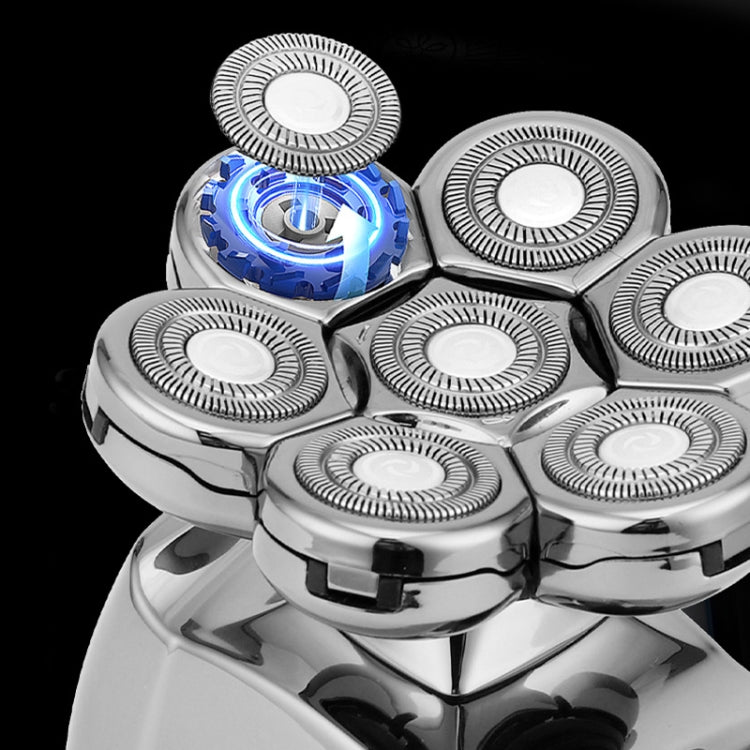 7-head Multifunctional Waterproof Barber Shaver, Specification: Wireless charging(6 in 1) - HoMEdemic™ 