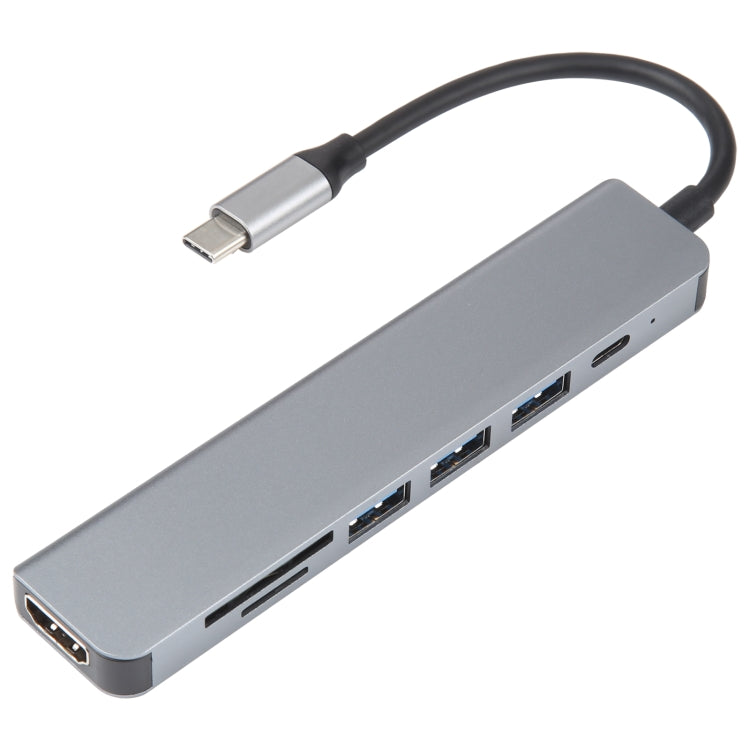 7 in 1 USB-C / Type-C to USB Docking Station HUB Adapter, 7 in 1 - HoMEdemic™ 