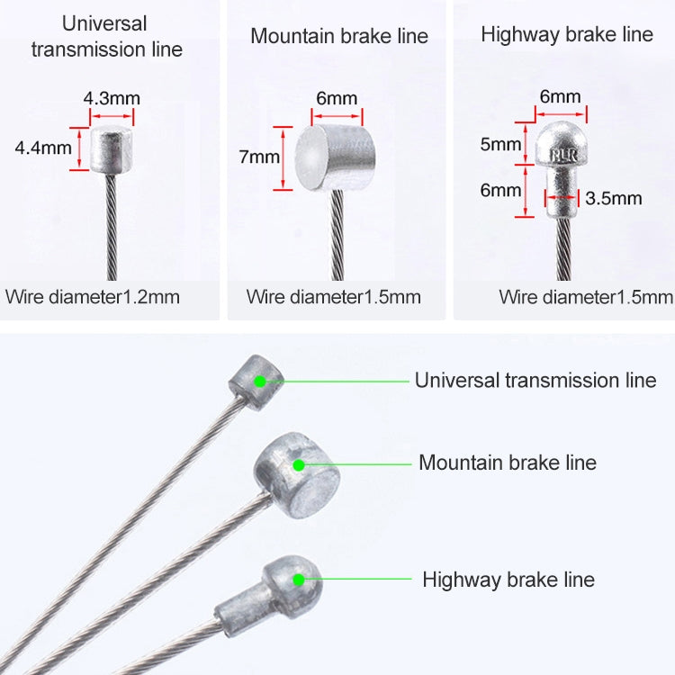 7 in 1 Universal PVC Bicycle Variable Speed Cable Tube Set, Universal - HoMEdemic™ 