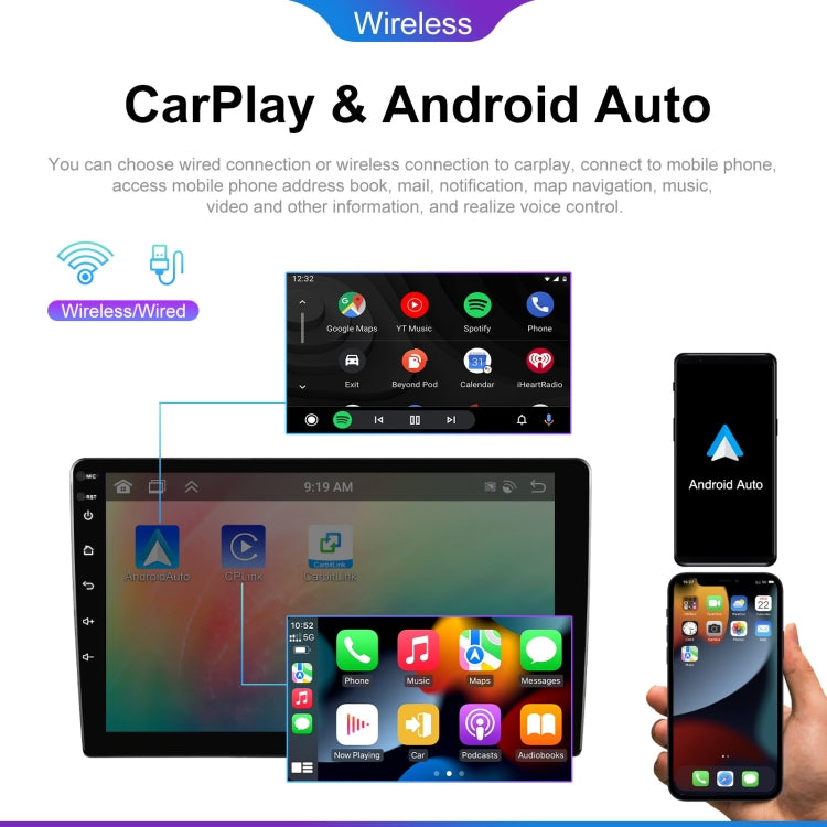 7 inch 6+128G Android Universal HD Large Screen Car Bluetooth Player Android GPS Navigation Integrated Machine(Standard) - HoMEdemic™ 