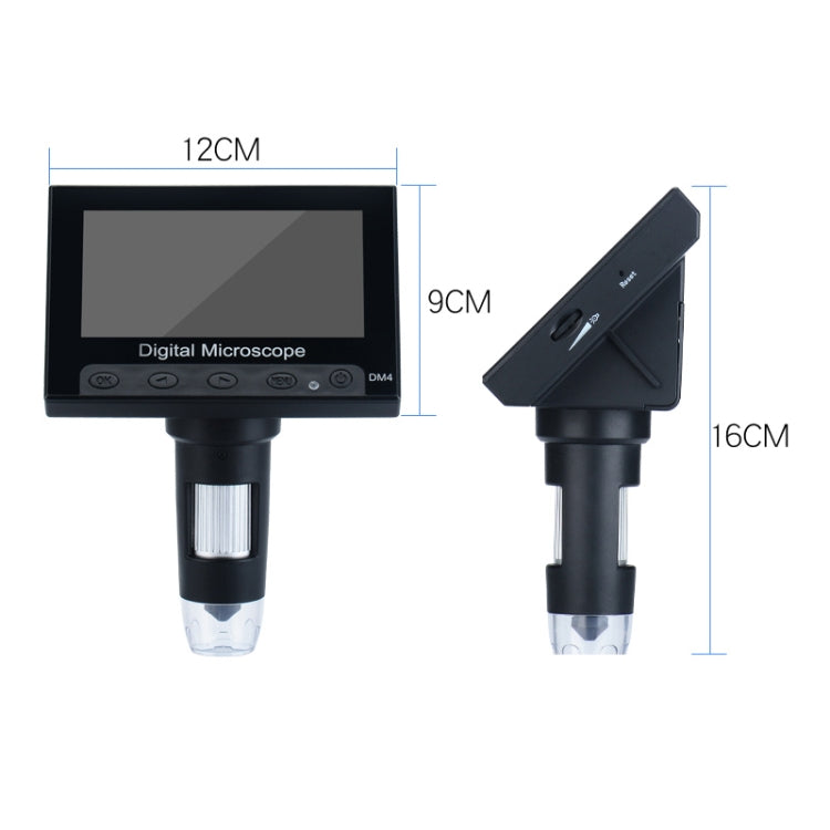 720P 4.3 inch Display Screen HD Industrial Digital Microscope - HoMEdemic™ 