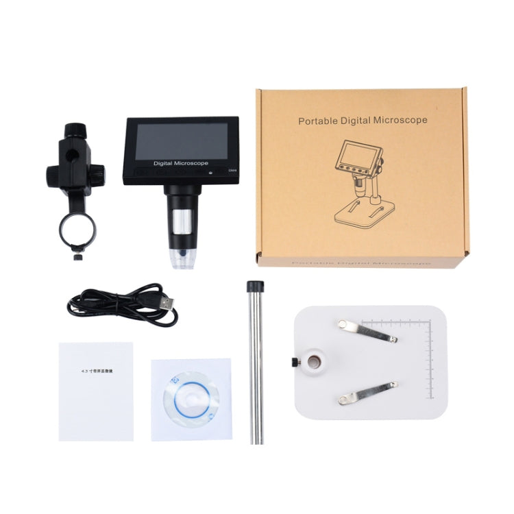 720P 4.3 inch Display Screen HD Industrial Digital Microscope - HoMEdemic™ 
