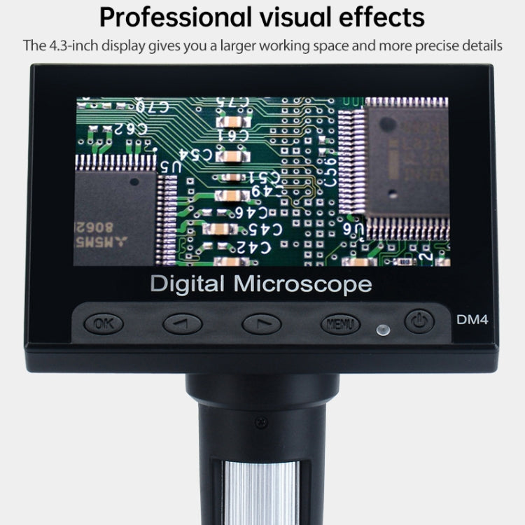 720P 4.3 inch Display Screen HD Industrial Digital Microscope - HoMEdemic™ 
