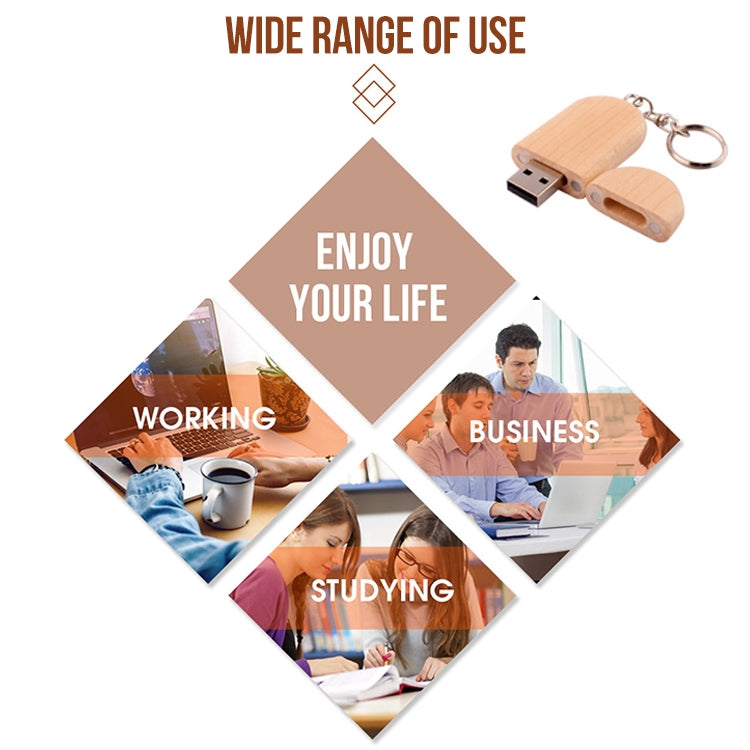 8 GB Wood Material USB Flash Disk, 2GB, 4GB, 8GB - HoMEdemic™ 