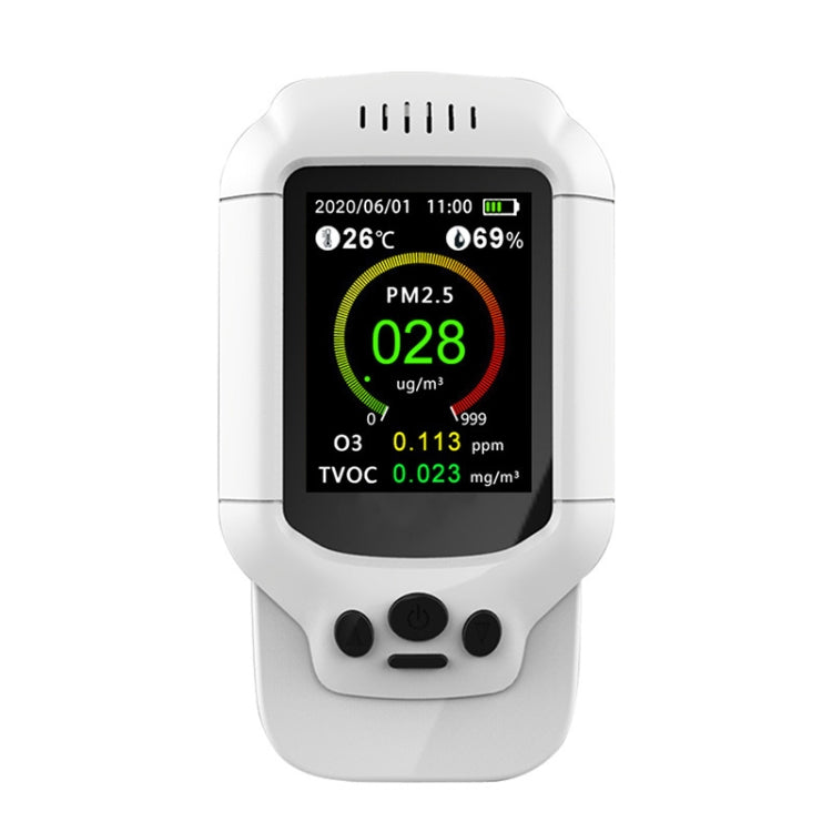 8-In-1 Air Quality Detector PM2.5 / PM1.0 / PM10 / HCHO / TVOC / O3 / Temperature / Humidity Monitor - HoMEdemic™ 
