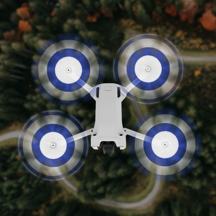 8 PCS 6030F Double Sided Colorful Low Noise Wing Propellers For DJI Mini 4 Pro/Mini 3 Pro, Color: White Blue - HoMEdemic™ 