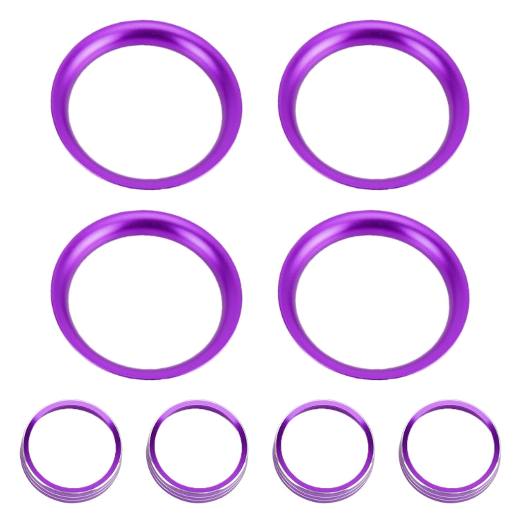8 PCS Car Aluminum Alloy Air Conditioner Knob Case and Base for Honda XR-V, For Honda XR-V (Purple), For Honda XR-V (Red), For Honda XR-V (Gold) - HoMEdemic™ 