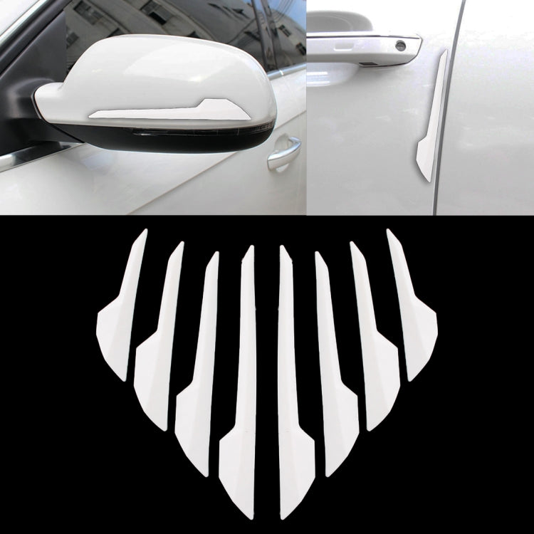8 PCS Car Vehicle Door Side Guard Anti Crash Strip Exterior Avoid Bumps Collsion Impact Protector Sticker, Door Side Guard - HoMEdemic™ 