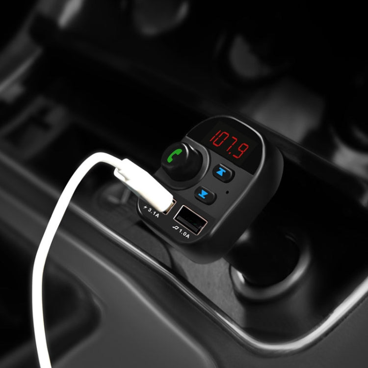805E Dual USB Charging Bluetooth FM Transmitter MP3 Music Player Car Kit, Support Hands-Free Call  & Read TF Card / U Disk Music, 805E - HoMEdemic™ 