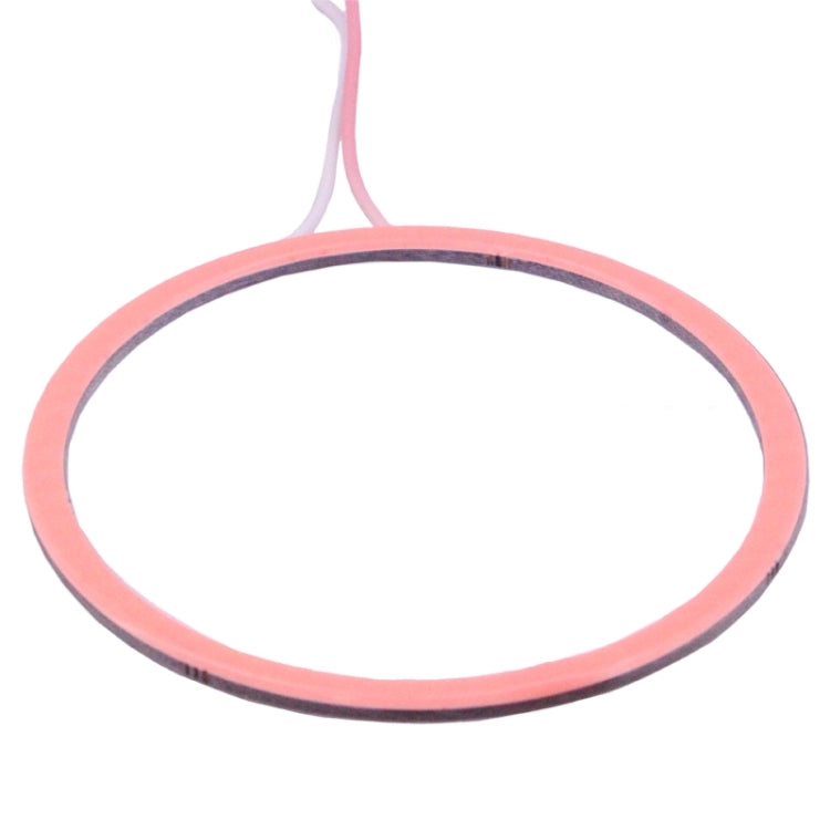 80mm 5W 180LM Angel Eyes Circles Car Headlight COB LED Lights for Vehicles, DC 12-24V, 80mm Pink Light, 80mm Green Light - HoMEdemic™ 