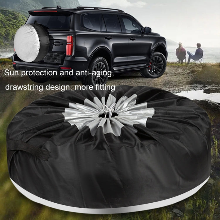 80x47cm 210D Oxford Cloth Car Waterproof Dirt-resistant Tire Protective Cover - HoMEdemic™ 