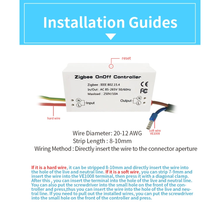 85-265V 50-60Hz IEEE 802.15.4 Zigbee Smart Wireless Switch Controller - HoMEdemic™ 