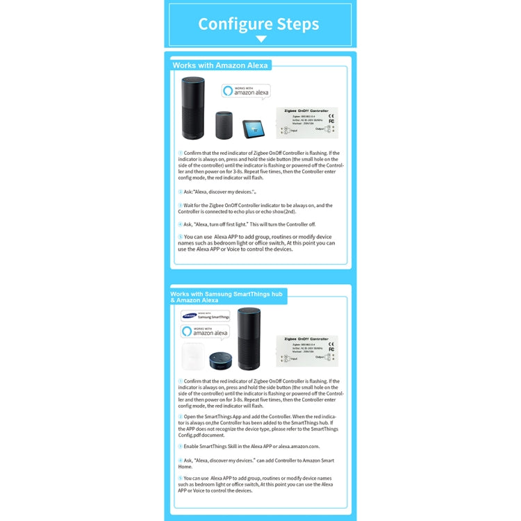 85-265V 50-60Hz IEEE 802.15.4 Zigbee Smart Wireless Switch Controller - HoMEdemic™ 