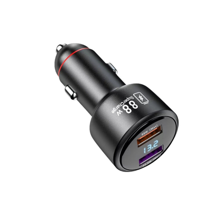 88W Vehicle Mini Fast Charging Charger Car One To Two Cigarette Lighter - HoMEdemic™ 
