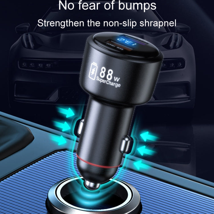 88W Vehicle Mini Fast Charging Charger Car One To Two Cigarette Lighter - HoMEdemic™ 