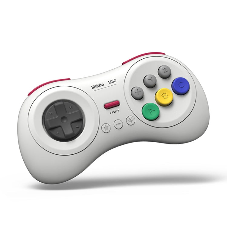 8BitDo M30 Bluetooth Gamepad for Nintendo Switch, Mac OS, Android, Steam, Windows (White) - HoMEdemic™ 