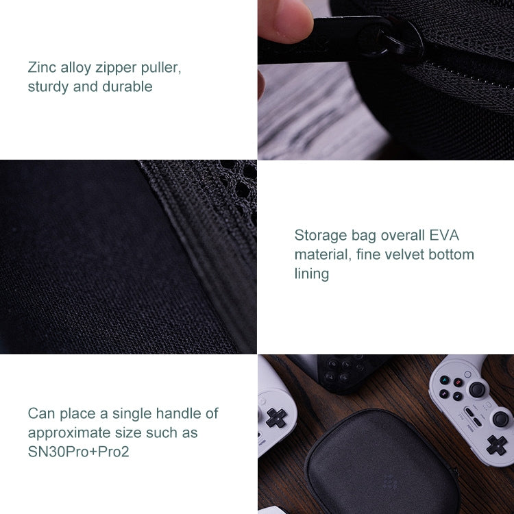 8Bitdo Gamepad Storage Bag for SN30 PRO 2 / SN30 PRO+(Black) - HoMEdemic™ 