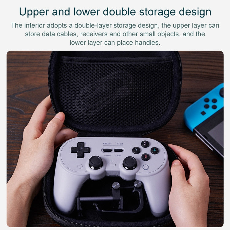 8Bitdo Gamepad Storage Bag for SN30 PRO 2 / SN30 PRO+(Black) - HoMEdemic™ 