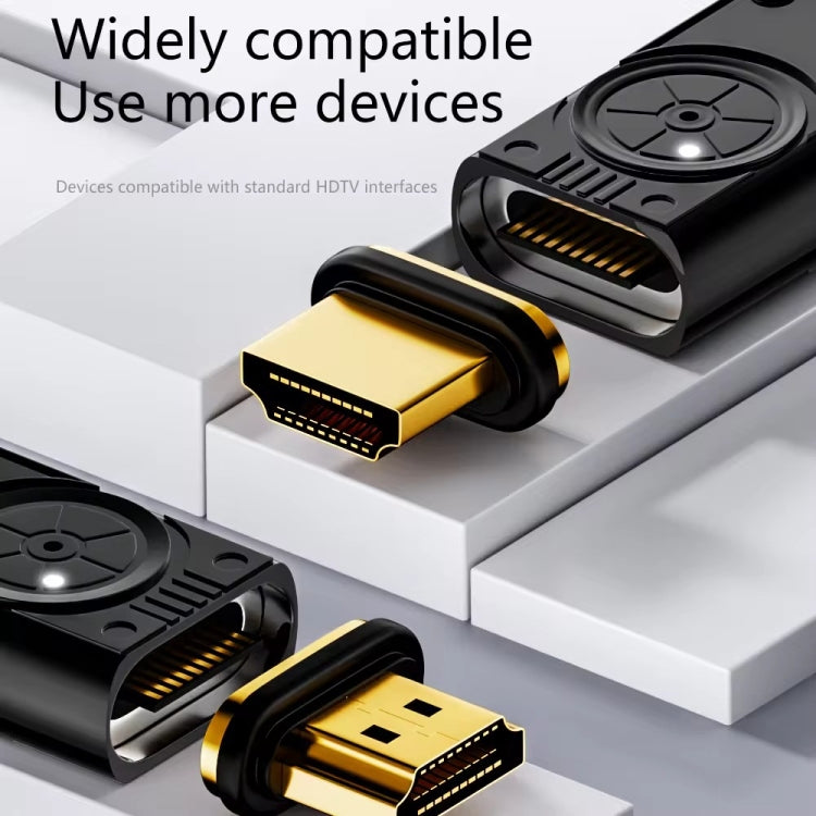 8K 60Hz HDTV to HDTV Side Bend Magnetic Converter(Sliver Left Bend) - HoMEdemic™ 