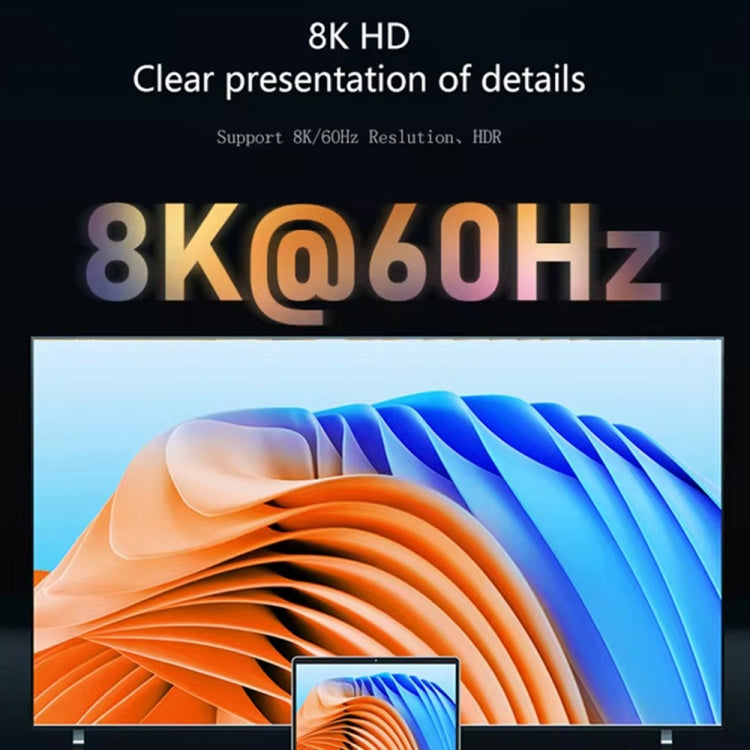 8K 60Hz HDTV to HDTV Side Bend Magnetic Converter(Sliver Right Bend) - HoMEdemic™ 