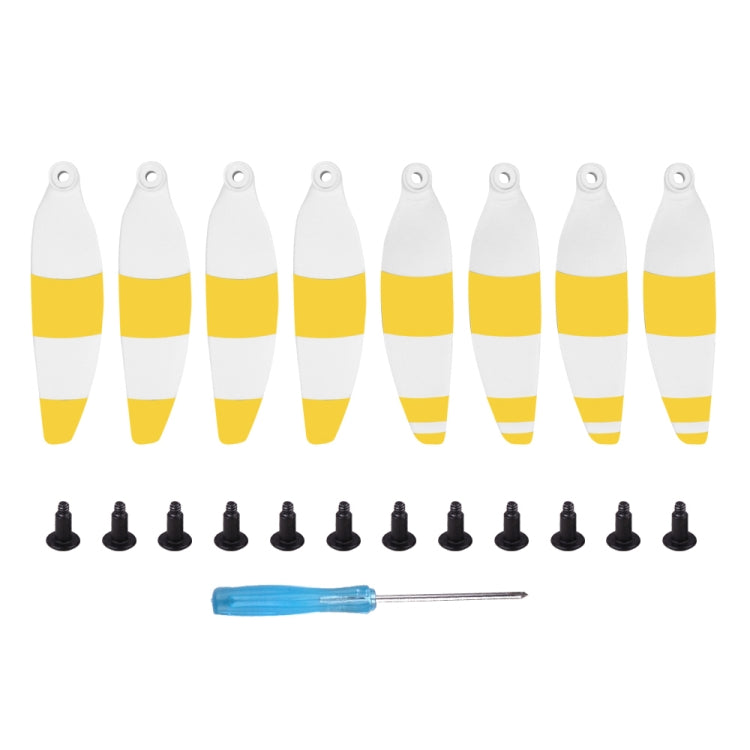 8PCS/Set Sunnylife 4726F-CS Low Noise Quick-release Wing Propellers Drone Accessories for DJI Mavic Mini(Yellow) - HoMEdemic™ 