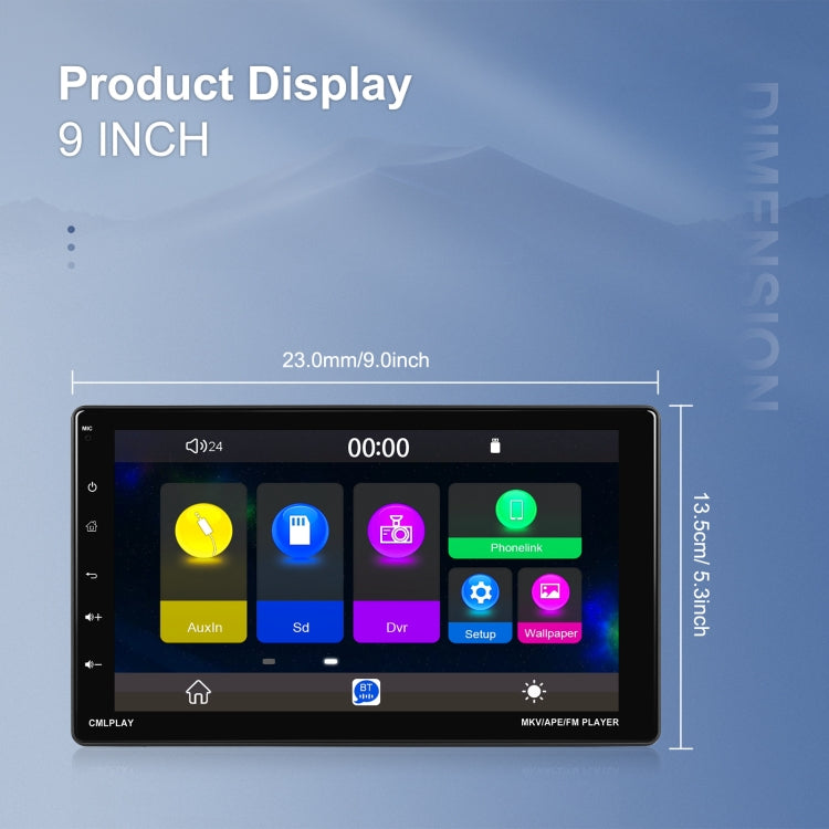 9 Inch Disassembly Screen MP5 Player Android Wireless CarPlay Reversing Image Integrated Machine(Standard) - HoMEdemic™ 