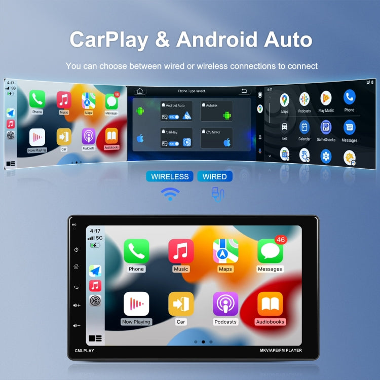 9 Inch Disassembly Screen MP5 Player Android Wireless CarPlay Reversing Image Integrated Machine(Standard) - HoMEdemic™ 