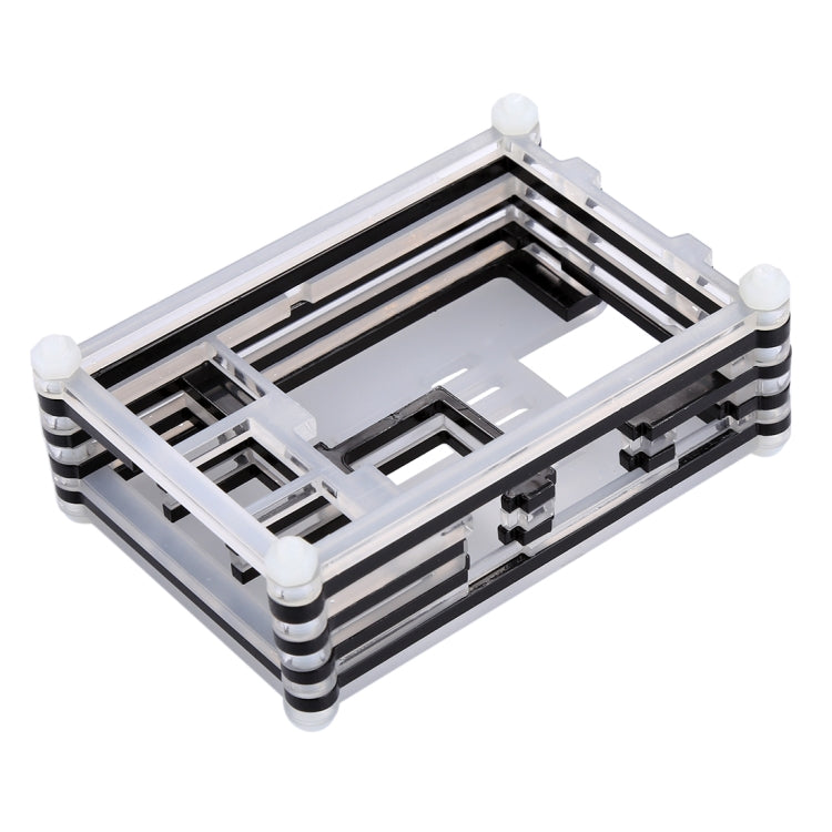 9 Layers Acrylic Box Shell Case with Cooling Fan Hole for Raspberry pi 3 - HoMEdemic™ 
