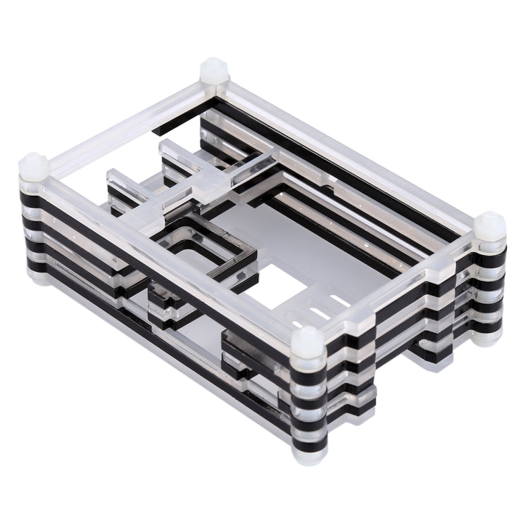 9 Layers Acrylic Box Shell Case with Cooling Fan Hole for Raspberry pi 3 - HoMEdemic™ 