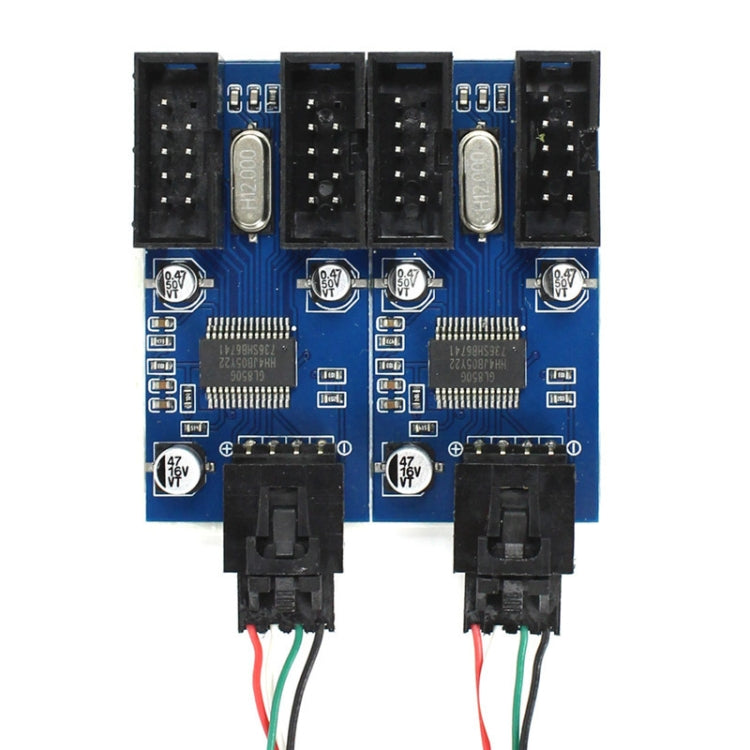 9 Pin USB Header Male 1 to 4 Female Extension Cable Card - HoMEdemic™ 