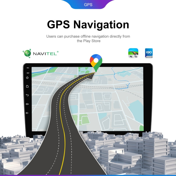 9 inch 6+128G Android Universal HD Large Screen Car Bluetooth Player Android GPS Navigation Integrated Machine(Standard) - HoMEdemic™ 