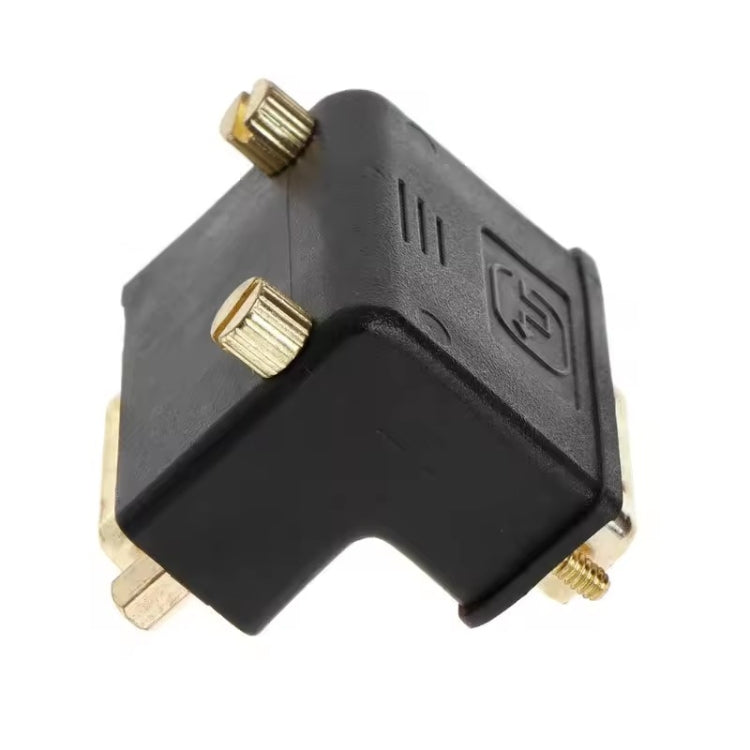 90 Degree Right Angled DVI 24+5 DVI-I Digital Dual Link Male To Female Extension Adapter for HDTV LCD Monitor - HoMEdemic™ 