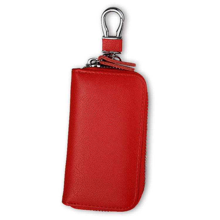 9092 Business Style Multifunctional Genuine Leather Zipper Car Key Bag - HoMEdemic™ 
