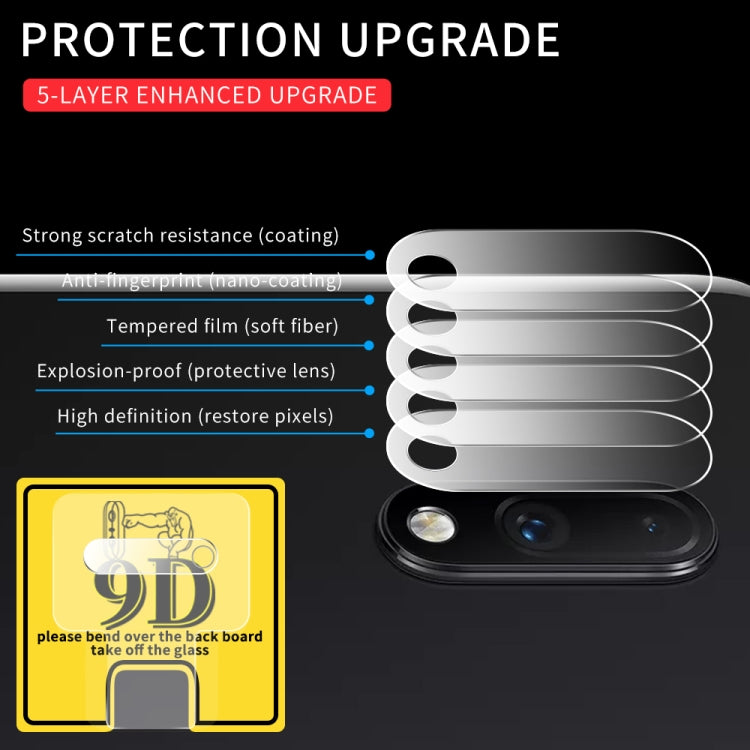 9D Transparent Rear Camera Lens Protector Tempered Glass Film - HoMEdemic™ 