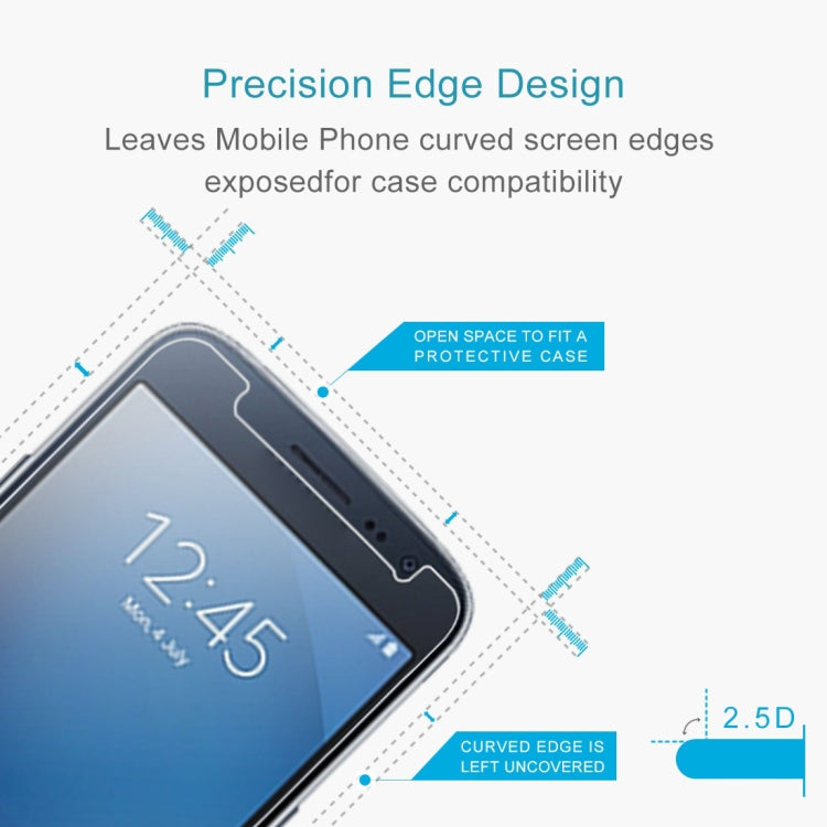 9H 2.5D Tempered Glass Film for Galaxy J2 (2016), For Galaxy J2 (2016) - HoMEdemic™ 