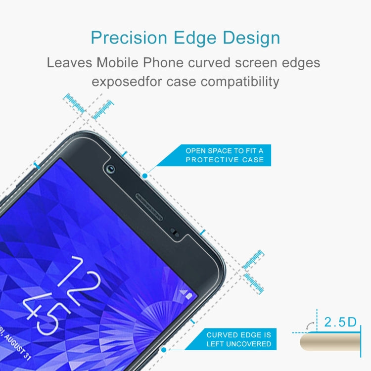 9H 2.5D Tempered Glass Film for Galaxy J7 (2018), For Galaxy J7 (2018) - HoMEdemic™ 