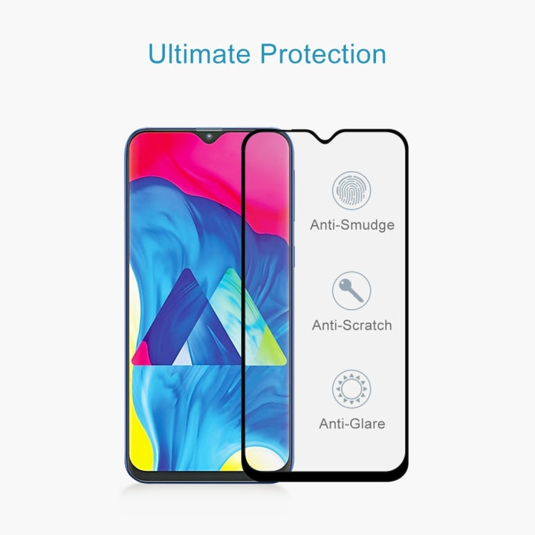 9H 9D Full Screen Tempered Glass Screen Protector for Galaxy M10, Galaxy M10 - HoMEdemic™ 