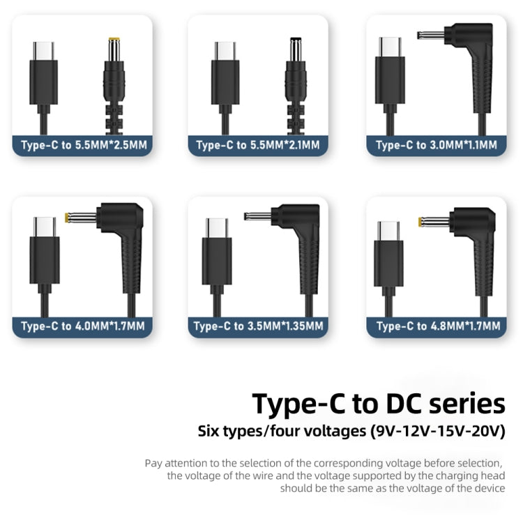 9V 3.5 x 1.35mm DC Power to Type-C Adapter Cable - HoMEdemic™ 