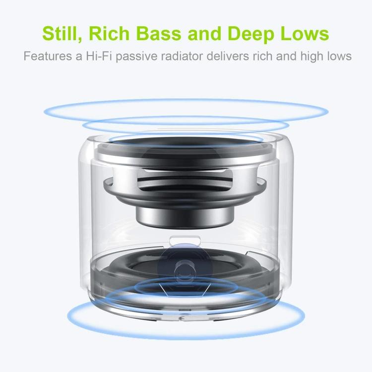 A106Pro IPX7 Waterproof Mini Portable Bluetooth Metal Speaker(Black) - HoMEdemic™ 