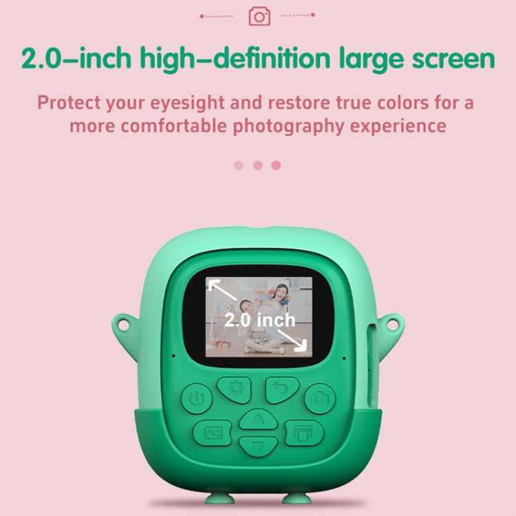 A19B 2.0-Inch 720P HD Reversible Camera Cartoon Children Mini Digital Printing Camera(Pink) - HoMEdemic™ 