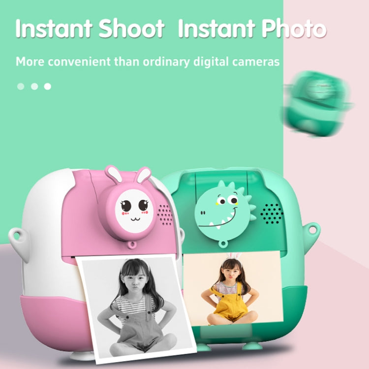 A19B 2.0-Inch 720P HD Reversible Camera Cartoon Children Mini Digital Printing Camera(Pink) - HoMEdemic™ 