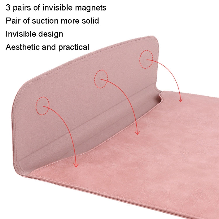 A20 Laptop Bag Magnetic Suction Slim Tablet Case Inner Bag, Size: 13 inch(Pink) - HoMEdemic™ 