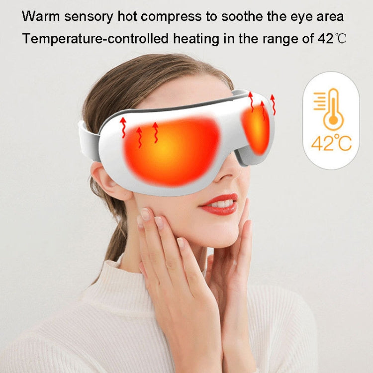 A216 Intelligent Wireless Eye Massage Instrument Pneumatic Vibration Hot Compress Eye Care Instrument(White) - HoMEdemic™ 