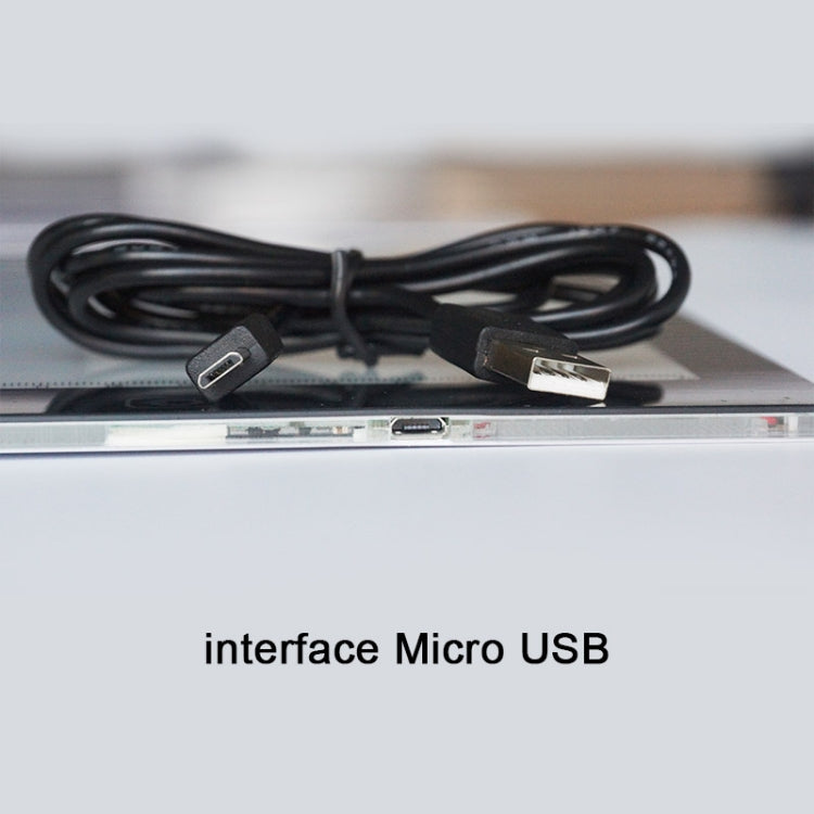 A3 Size 8W 5V LED Ultra-thin Stepless Dimming for Acrylic Copy Boards for Anime Sketch Drawing Sketchpad, with USB Cable, With USB Cable - HoMEdemic™ 