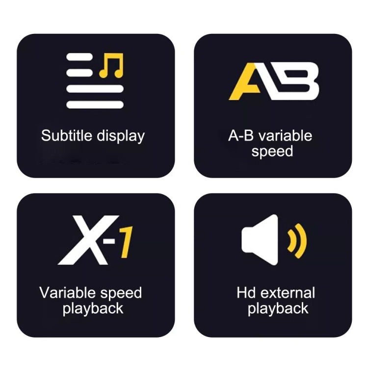 A30  MP3 Player With FHD 720P Digital Camera Bluetooth 5.4 Lossless Sound Audio Player 8GB - HoMEdemic™ 