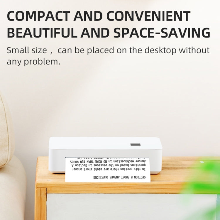 A4LE Portable Bluetooth HD Thermal Printer for Home Office Study(US Plug) - HoMEdemic™ 